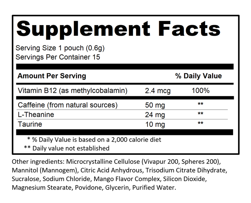 Mango Supplement Facts