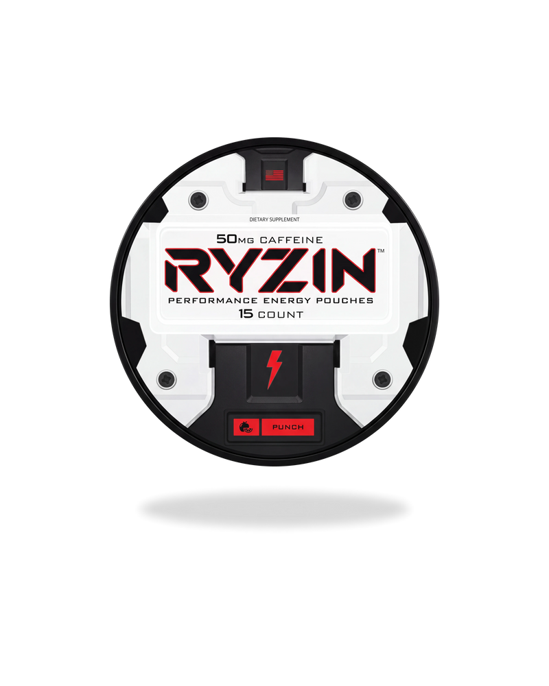 RYZIN Fruit Punch energy pouches