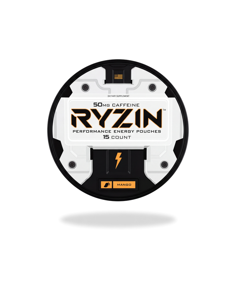 RYZIN Mango energy pouches