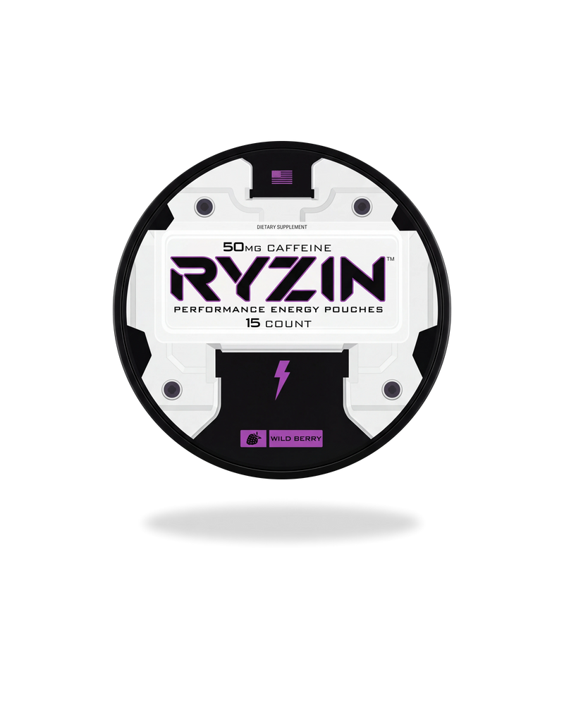 RYZIN Wild Berry energy pouches