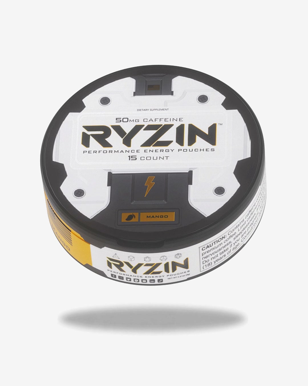 RYZIN Mango energy pouches